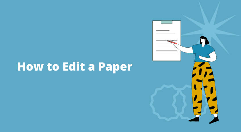 How to Edit a Paper